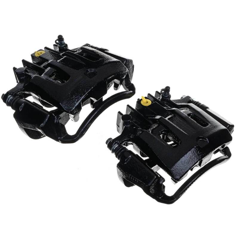 Power Stop 2000 Ford Excursion Rear Black Caliper - Pair w/Bracket PowerStop
