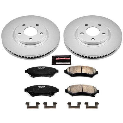 Power Stop 00-04 Buick LeSabre Front Z17 Evolution Geomet Coated Brake Kit PowerStop