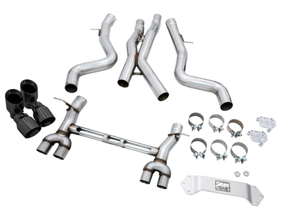 AWE Tuning BMW F8X M3/M4 Track Edition Catback Exhaust - Diamond Black Tips AWE Tuning