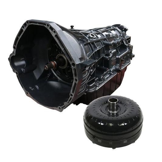 Complete transmission and torque converter package for Ford 6.0L Power Stroke 2WD