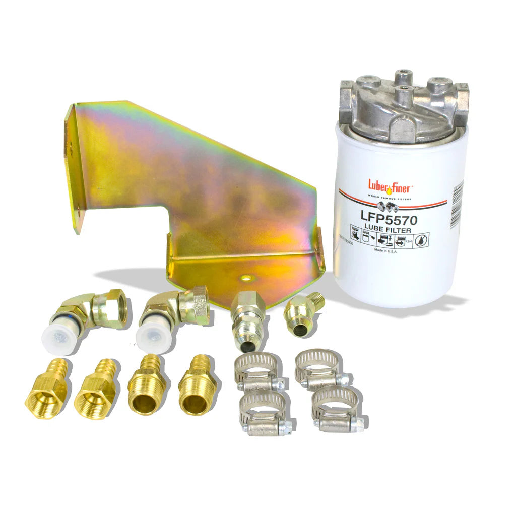 Auxiliary filter and fittings included with BD Diesel 48RE Transmission – for 2005–2007 Dodge Ram 5.9L Cummins 2WD