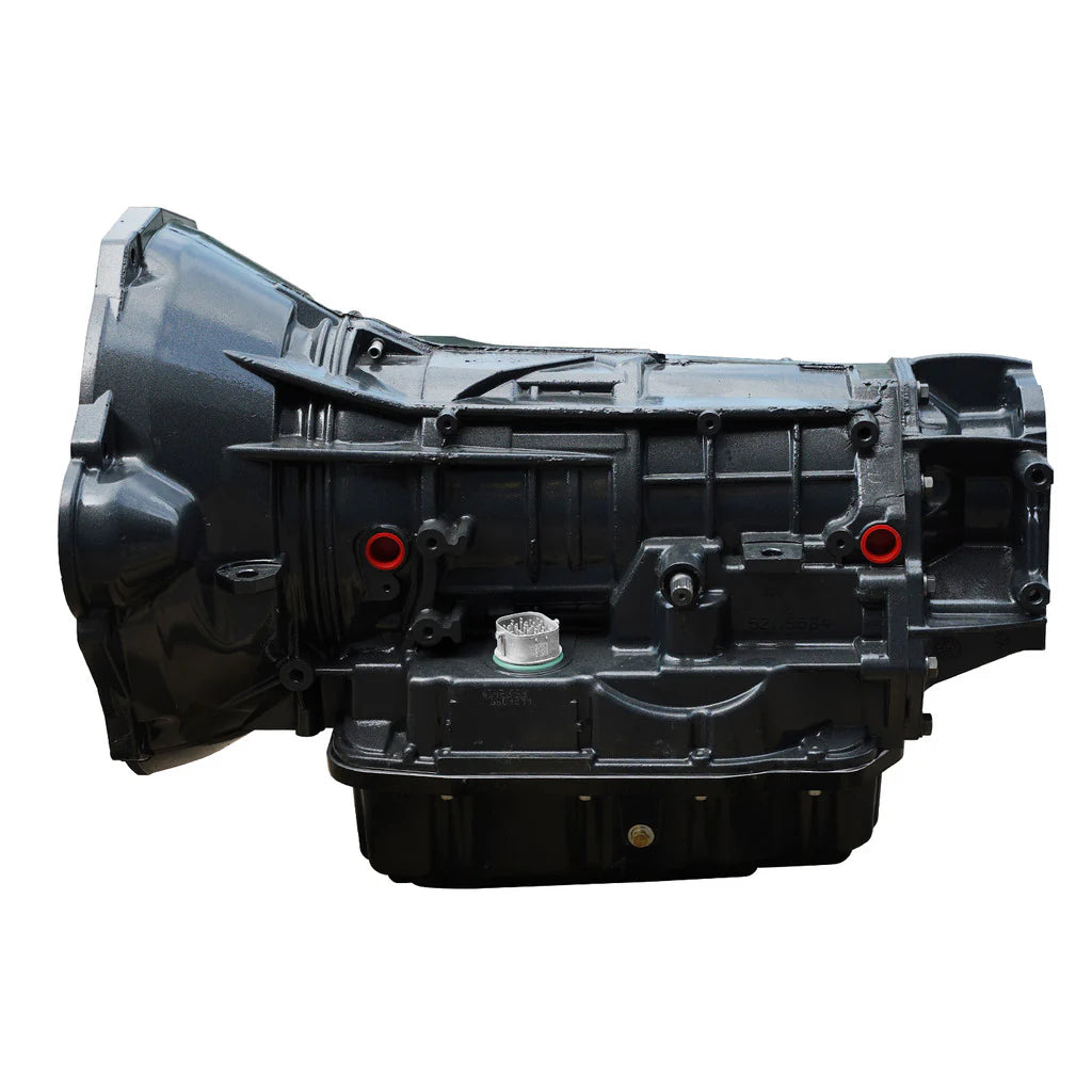 Side view of BD Diesel 68RFE Transmission – 2007.5–2018 Dodge Ram 6.7L Cummins 4WD