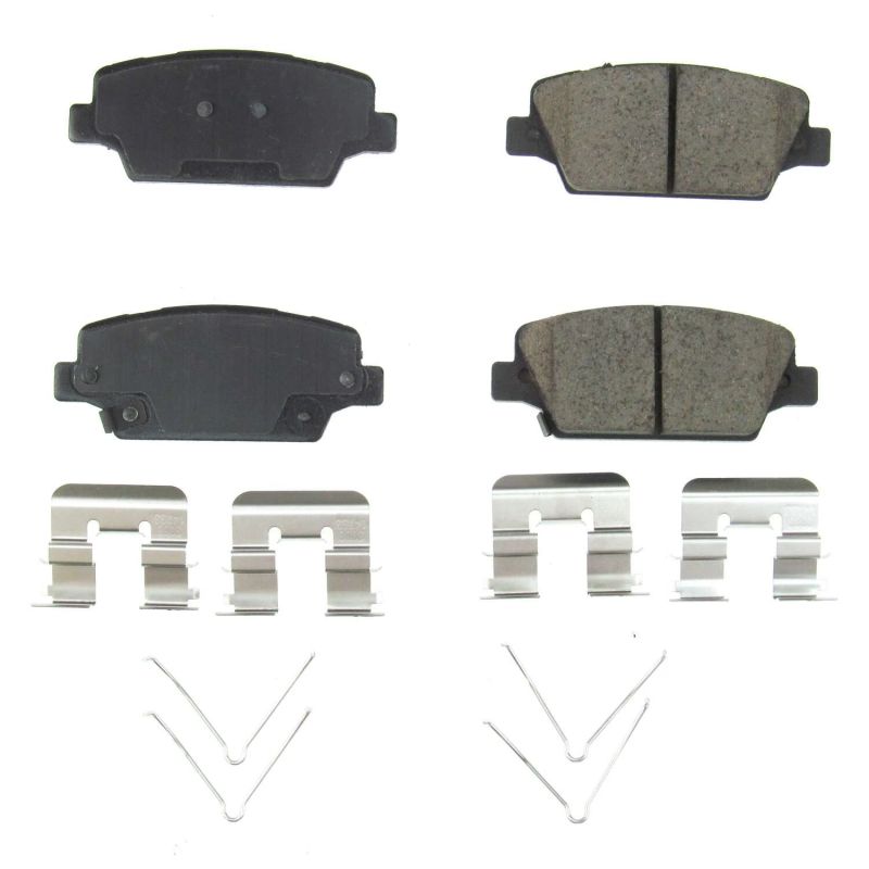 Power Stop 17-18 Kia Cadenza Rear Z17 Evolution Ceramic Brake Pads w/Hardware PowerStop
