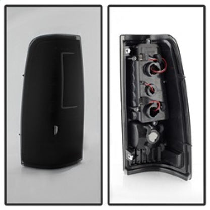 xTune 03-06 Chevy Silverado 1500 (w/o Stepside) LED Tail Lights - Blk Smoke (ALT-ON-CS03-G2-LED-BSM) SPYDER