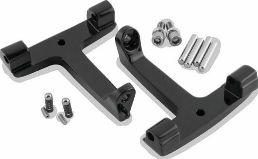 Kuryakyn Passenger Floorboard Mount FLH FLT 93 and Up Black