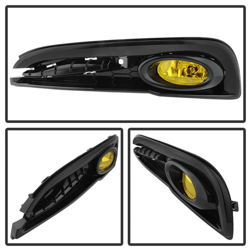 Spyder Honda Civic 2013-2014 4dr OEM Fog Light W/Switch Yellow FL-HC2013-4D-Y SPYDER