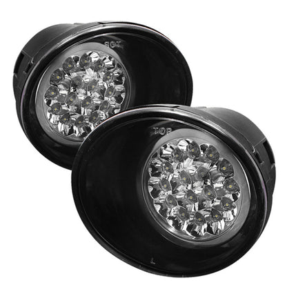 Spyder Nissan Titan 04-12/Nissan Armada 04-12 LED Fog Lights w/Switch Clear FL-LED-NT04-C SPYDER