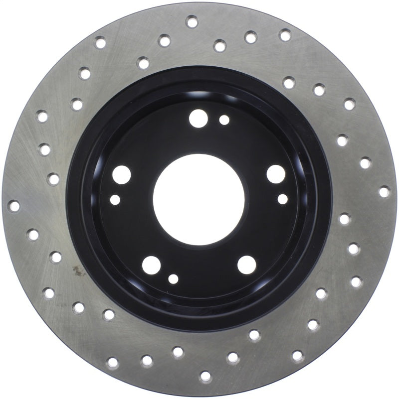 StopTech 04-08 Acura TSX / 03-07 Honda Accord Coupe/Sedan Drilled Rear Left Rotor Stoptech