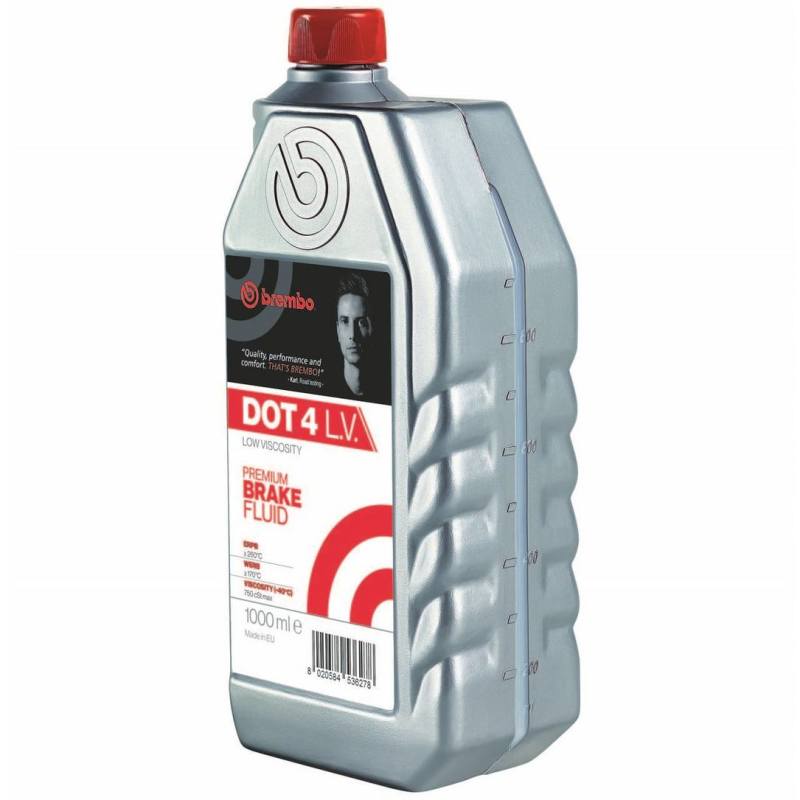 Brembo DOT 4 Low Viscosity Brake Fluid (1000 ML) Brembo OE