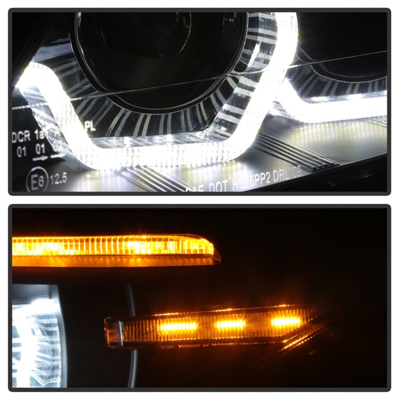 Spyder BMW Z4 09-13 Projector Headlights (Not Comp w Halogen) Black PRO-YD-BMWZ409HID-AFSSEQ-BK SPYDER