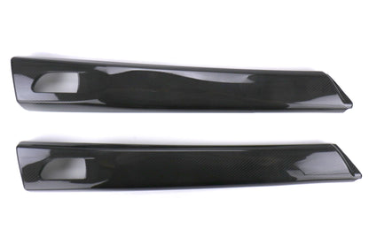 OLM LE Dry Carbon Fiber Rear Door Trim Upper Panels - 2015-2021 Subaru WRX / STI