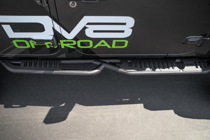 DV8 Offroad 18-23 Jeep Wrangler JL 4 Door Body/Pinch Weld Mounted Step SRJL-08