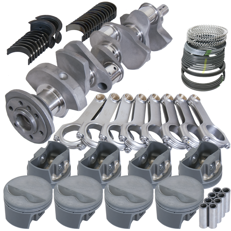 Eagle Chevy 350 3.480in Crank 5.700in H-Beam -5cc Flat Top 4.000in Pistons Rotating Assembly