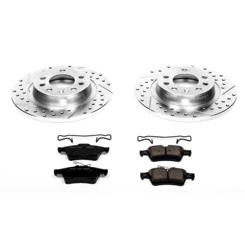 Power Stop 06-09 Pontiac Solstice Rear Z23 Evolution Sport Brake Kit PowerStop