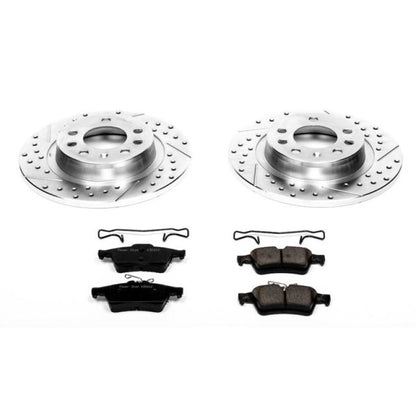 Power Stop 06-09 Pontiac Solstice Rear Z23 Evolution Sport Brake Kit PowerStop