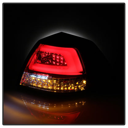 Spyder Pontiac G8 08-09 Version 2 Light Bar LED Tail Lights - Red Clear- ALT-YD-PG808V2-LB-RC SPYDER