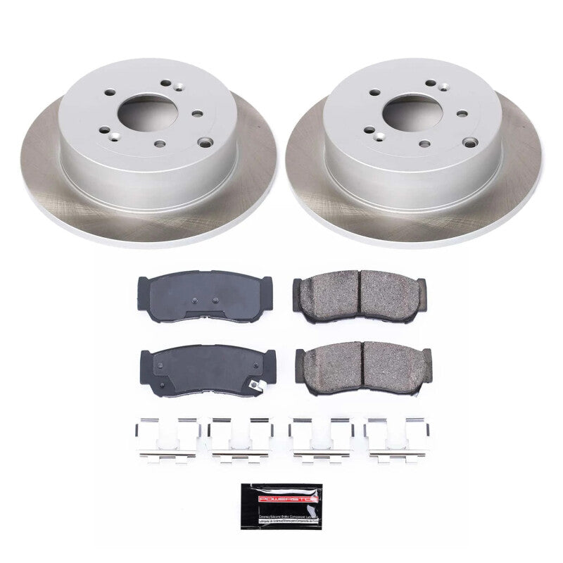 Power Stop 08-16 Volvo XC70 Front Semi-Coated Rotor Kit PowerStop