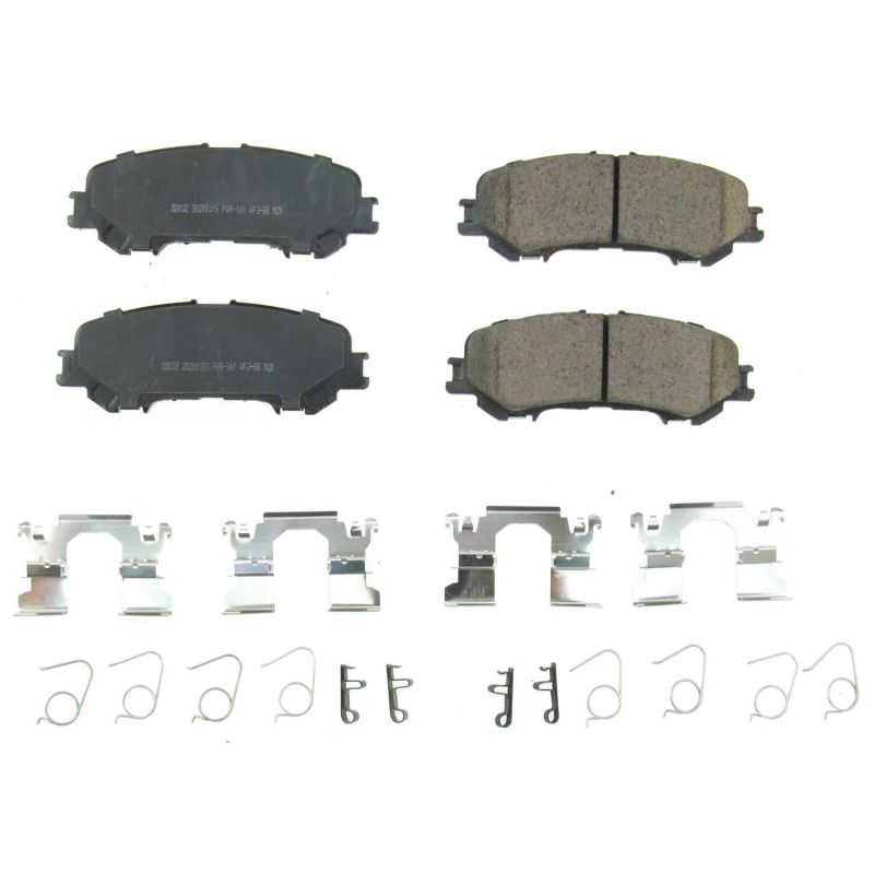 Power Stop 17-19 Nissan Titan Rear Z17 Evolution Ceramic Brake Pads w/Hardware PowerStop