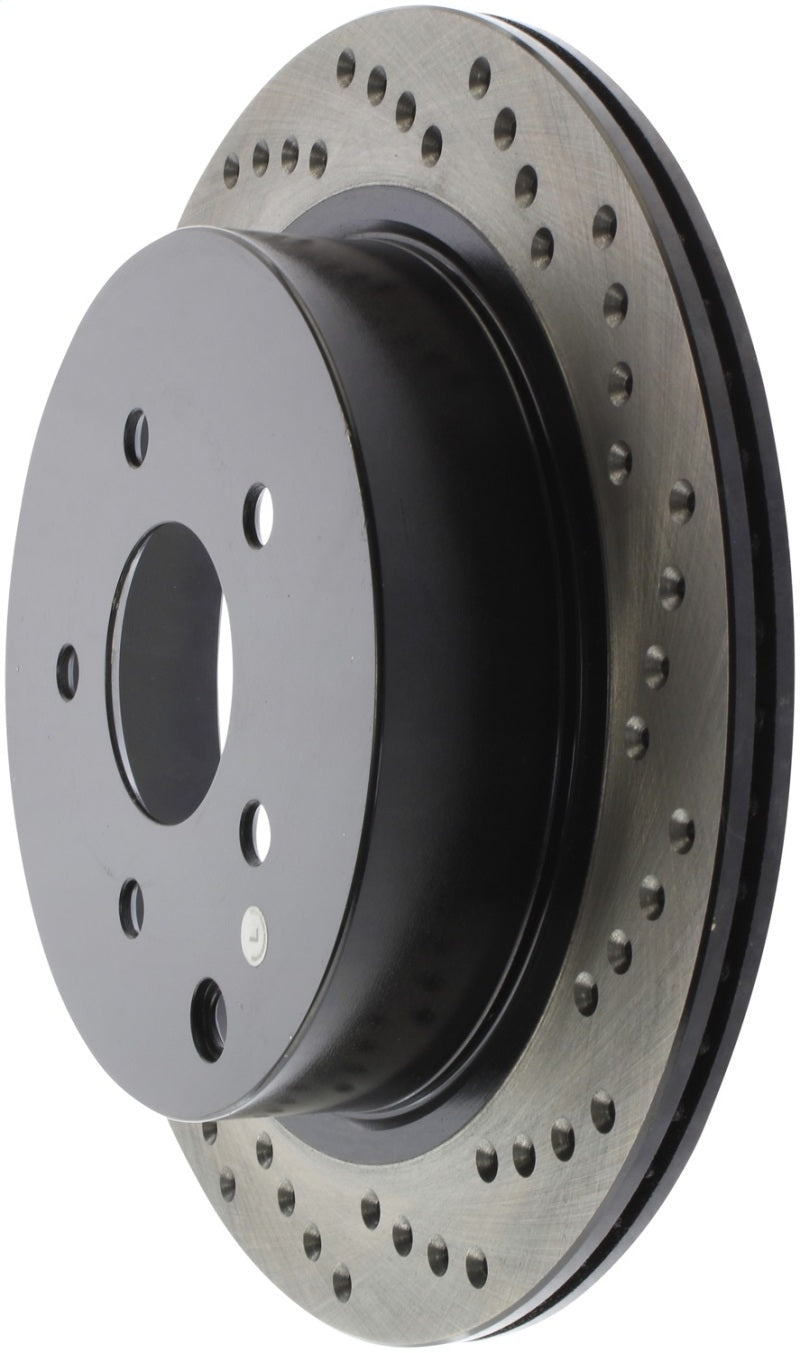 StopTech 03-07 Infiniti FX35/45 Drilled Left Rear Rotor Stoptech