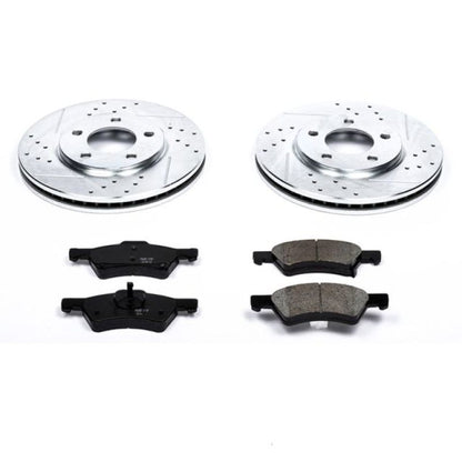 Power Stop 01-07 Chrysler Town & Country Front Z23 Evolution Sport Brake Kit PowerStop