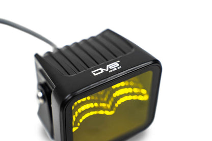 DV8 Offroad 3in Elite Series LED Amber Pod Light BE3EW40W-A