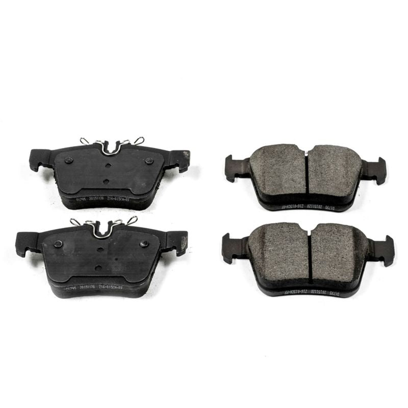 Power Stop 15-19 Mercedes-Benz C300 Rear Z16 Evolution Ceramic Brake Pads PowerStop