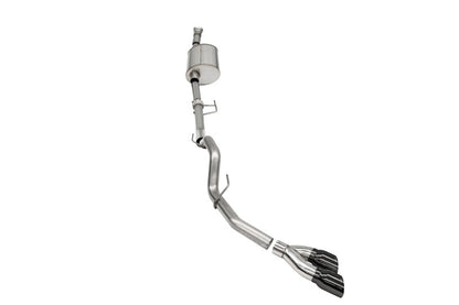Corsa 2021-2022 Ford F-150 SuperCab/6.5in Bed 3.5L V6 Sport Cat-Back Single Side Exit-Black PVD CORSA Performance