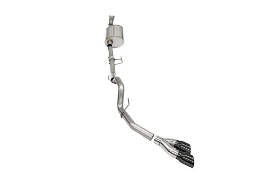 Corsa 2021-2022 Ford F-150 SuperCab/6.5in Bed 3.5L V6 Sport Cat-Back Single Side Exit-Black PVD CORSA Performance