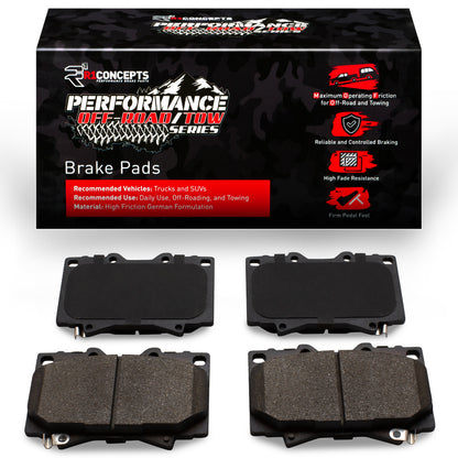 R1 98-07 Toyota Land Cruiser Front Off-Road/Tow Brake Pads