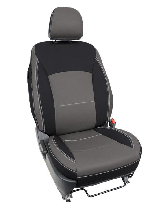 PRP 15-20 Subaru Outback Front Seat Covers (Pair) - Black and Gray B076-03