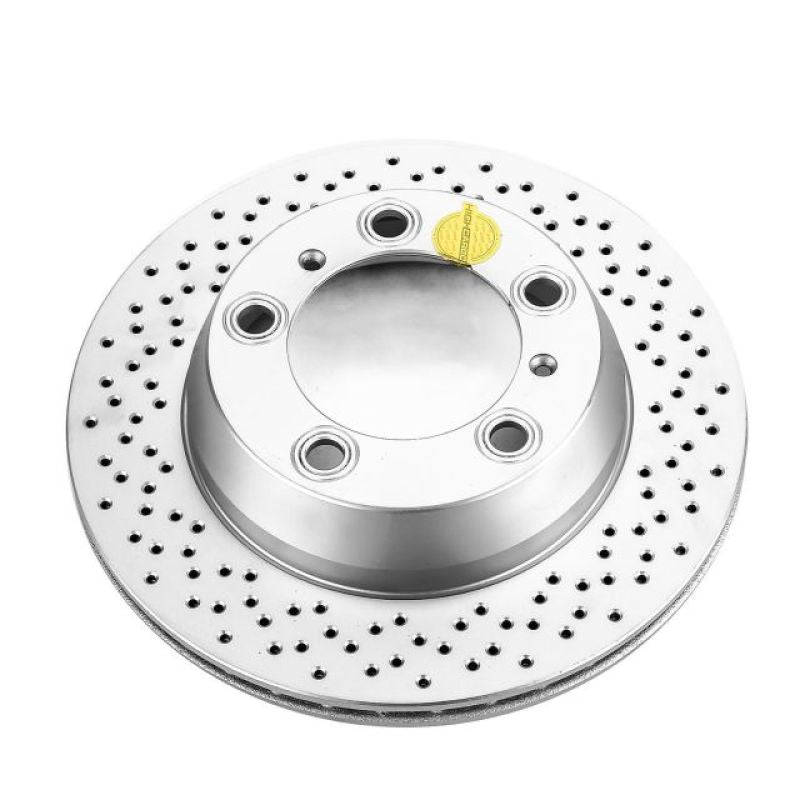 Power Stop 17-19 Porsche 718 Boxster Rear Evolution High Carbon Geomet Coated Rotor PowerStop