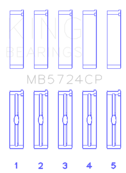 King General Motors Duramax Diesel Main Bearing Set King Engine Bearings