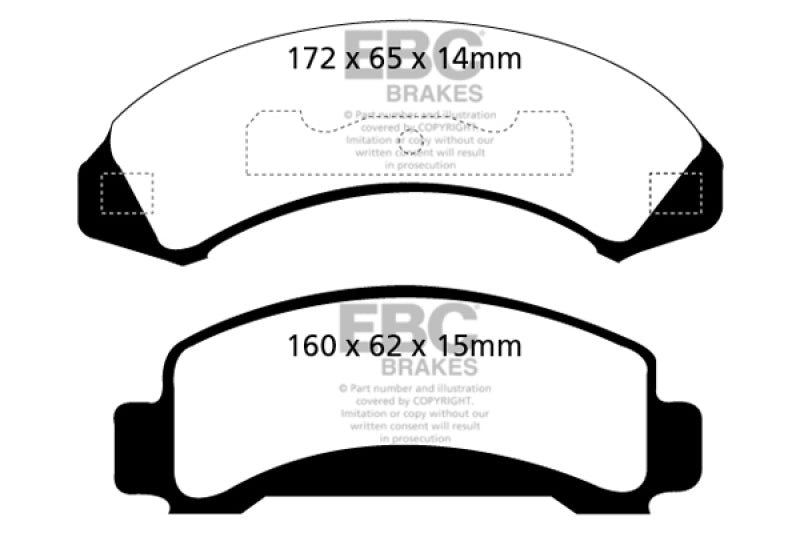 EBC GreenStuff Front Brake Pads - DP61272 EBC