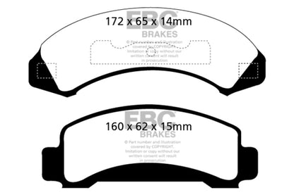 EBC GreenStuff Front Brake Pads - DP61272 EBC