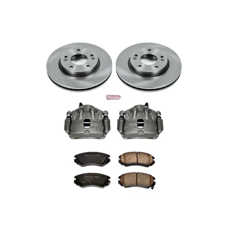 Power Stop 07-10 Hyundai Elantra Front Autospecialty Brake Kit w/Calipers