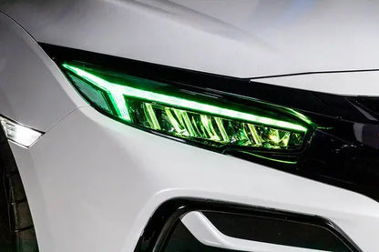 OLM Gamma Series RGB LED Headlights for 2016-2021 Honda Civic - OLME.19006.1