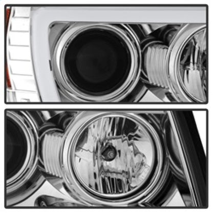 Spyder Toyota Tacoma 05-11 Projector Headlights - Light Bar DRL - Chrome PRO-YD-TT05V2-LB-C SPYDER