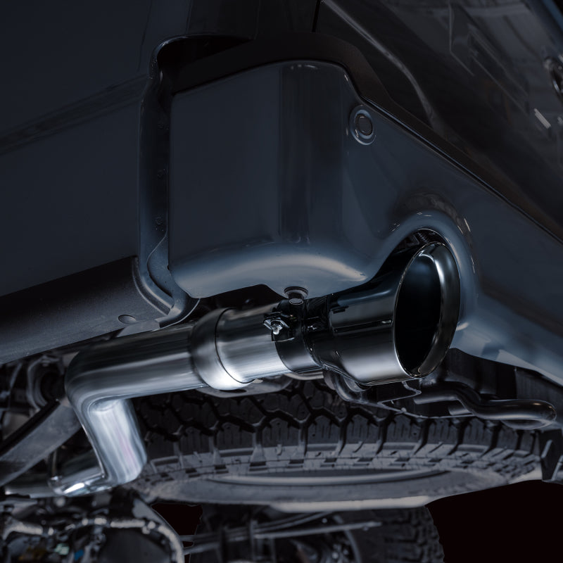 AWE Tuning 2021+ Ford F-150 Tremor (w/ Bumper Cutouts) 0FG Resonated Catback - Diamond Black Tips AWE Tuning