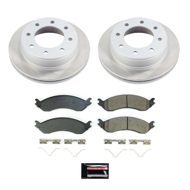 Power Stop 21-22 GMC Savana 3500 Rear Semi-Coated Rotor Kit PowerStop