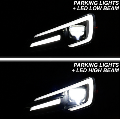 Spyder Subaru Impreza WRX 15-20 LED High-Power LED Headlights-Black PRO-YD-SWRX15LEDAP-SBSEQ-BK SPYDER