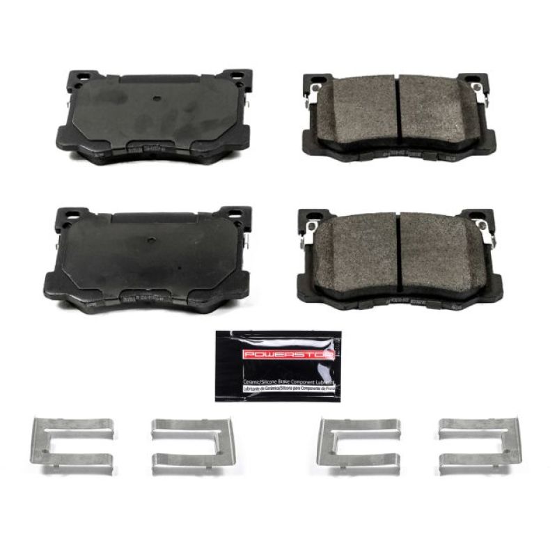 Power Stop 17-19 Genesis G80 Front Z23 Evolution Sport Brake Pads w/Hardware PowerStop