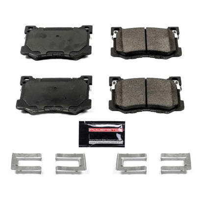 Power Stop 17-19 Genesis G80 Front Z23 Evolution Sport Brake Pads w/Hardware PowerStop