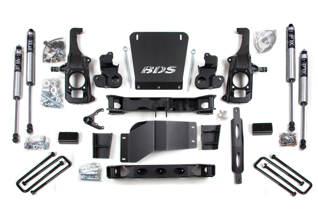 Zone Offroad 09-24 Chevy/GMC 1500 4WD 6" Suspension System