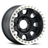 Raceline RT231 Monster 17x9.5in/5x127 BP/-32mm Offset/83.82mm Bore - BLK & MACH. Ring Beadlock Wheel