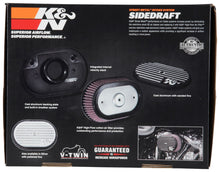 Load image into Gallery viewer, K&amp;N Street Metal Intake System for 02-06 Harley Davidson Road King F/I 88cl Side Draft Dyna/Softail