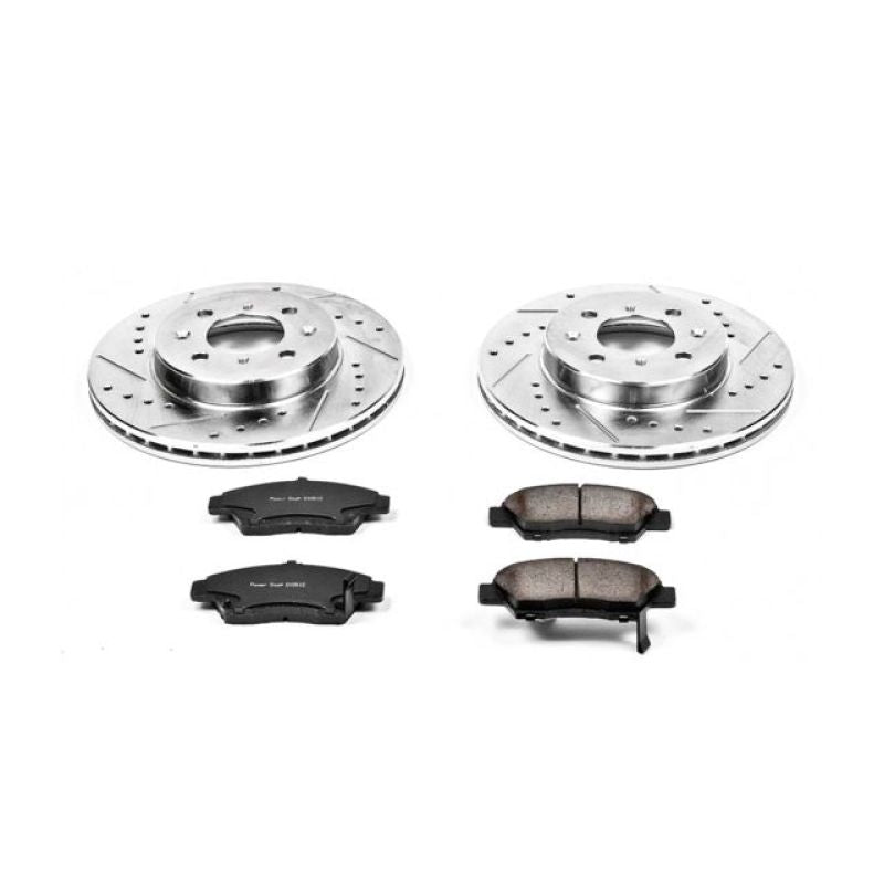 Power Stop 09-14 Honda Fit Front Z23 Evolution Sport Brake Kit PowerStop