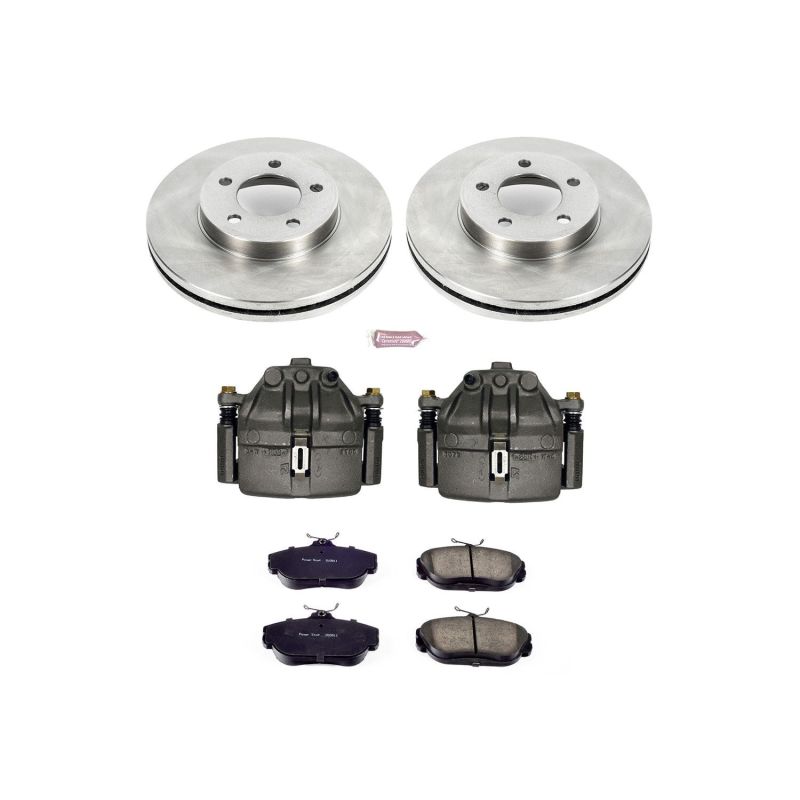 Power Stop 94-00 Ford Taurus Front Autospecialty Brake Kit w/Calipers PowerStop
