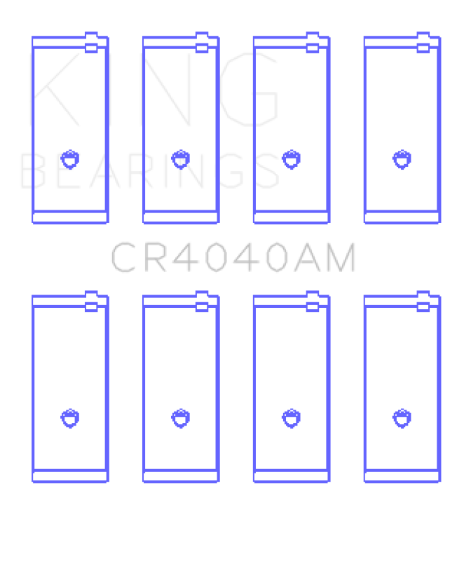 King Engine Ford Fiesta Bearing Set
