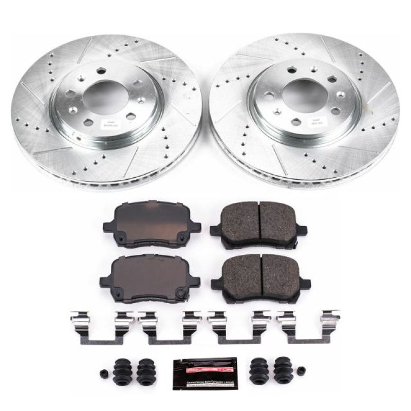 Power Stop 06-09 Pontiac Solstice Front Z23 Evolution Sport Brake Kit PowerStop