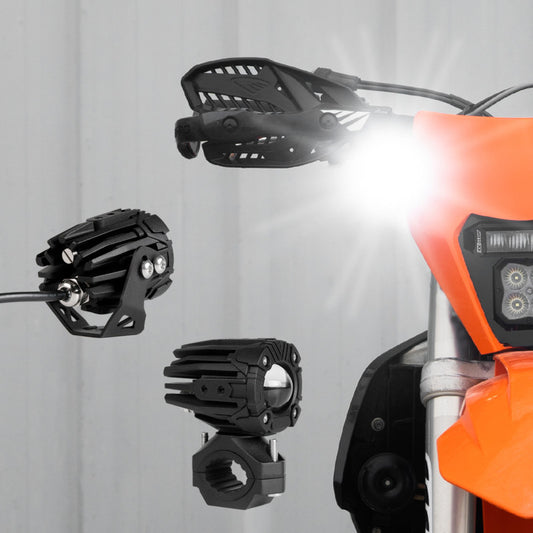 XKGlow 2in Dual Mode LED Driving Light Kit for Motorcycles, UTVs & ATVs - Part XK034021